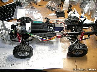 タミヤ ハイラックス・ハイリフト製作記 ～ シャーシの完成画像２